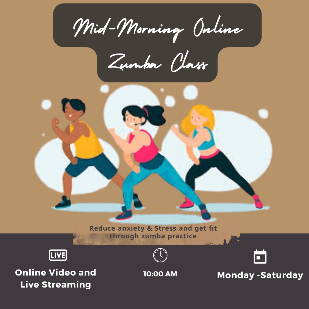 Mid-Morning Online Zumba Class
