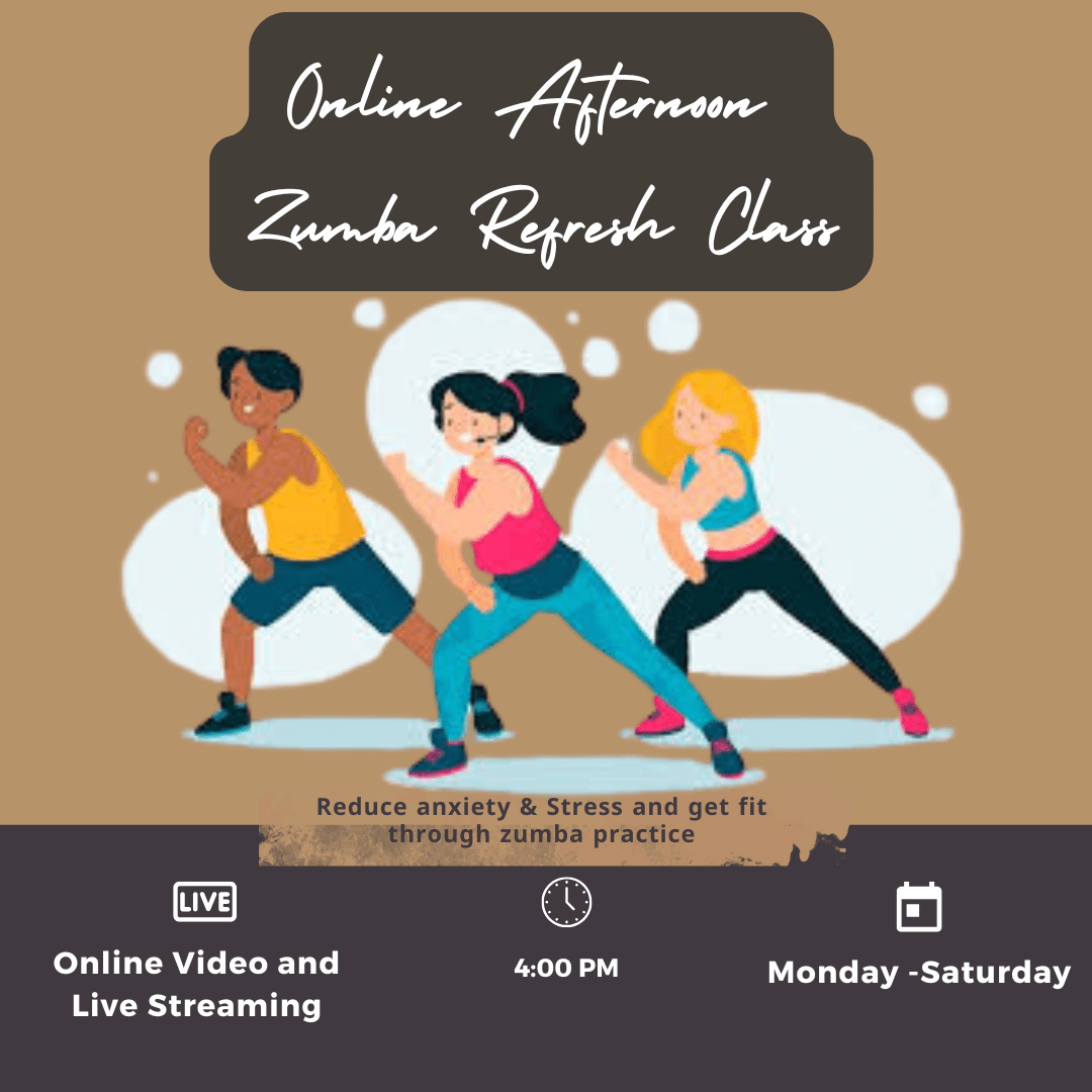 Online Afternoon Zumba Refresh Class